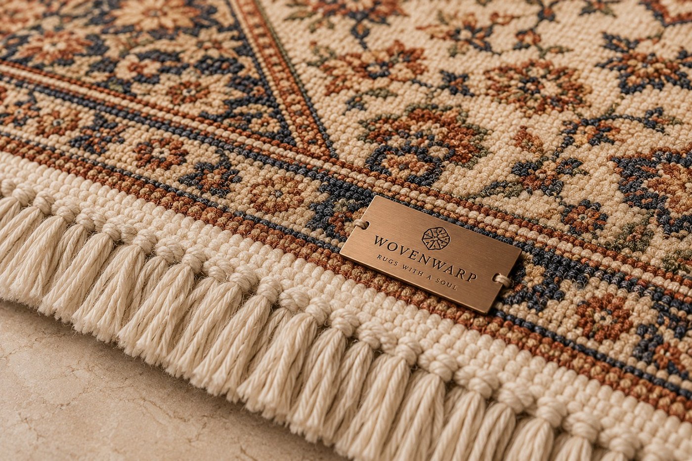Wovenwarp — Rugs With a Soul project cover from the Wovenwarp Behance portfolio
