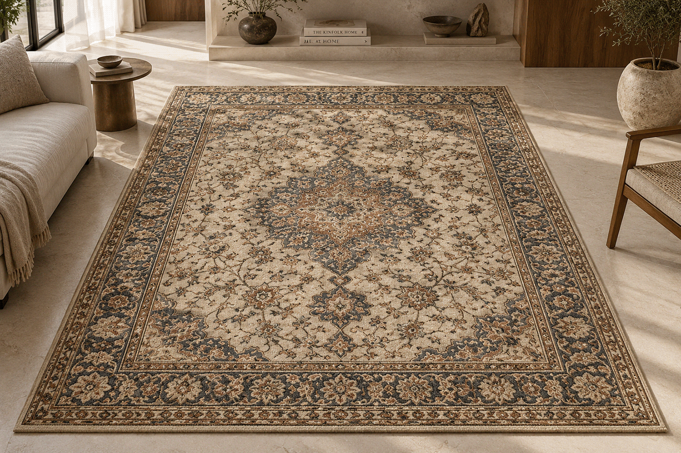 Timeless Heritage — Persian Inspired Luxury Rug project cover from the Wovenwarp Behance portfolio